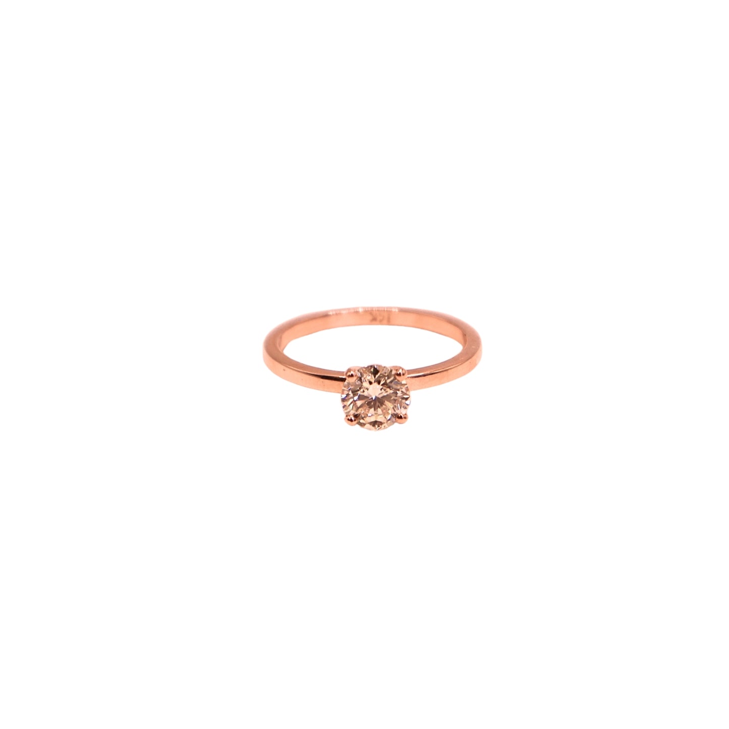 BR Rose gold ring 0.82 carat