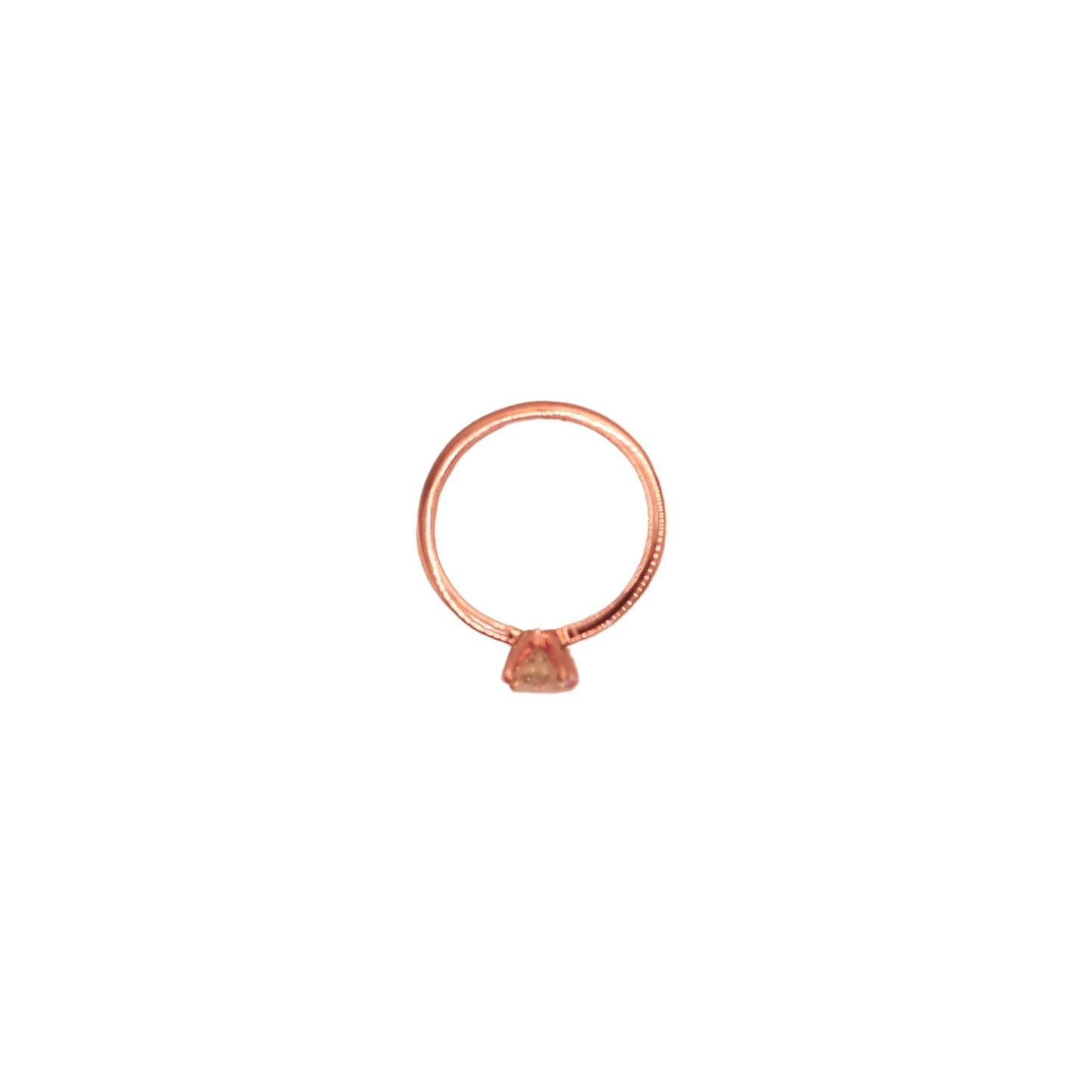 BR Rose gold ring 0.82 carat