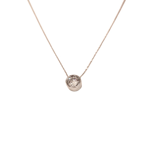 BR necklace in white gold 0.71 carat