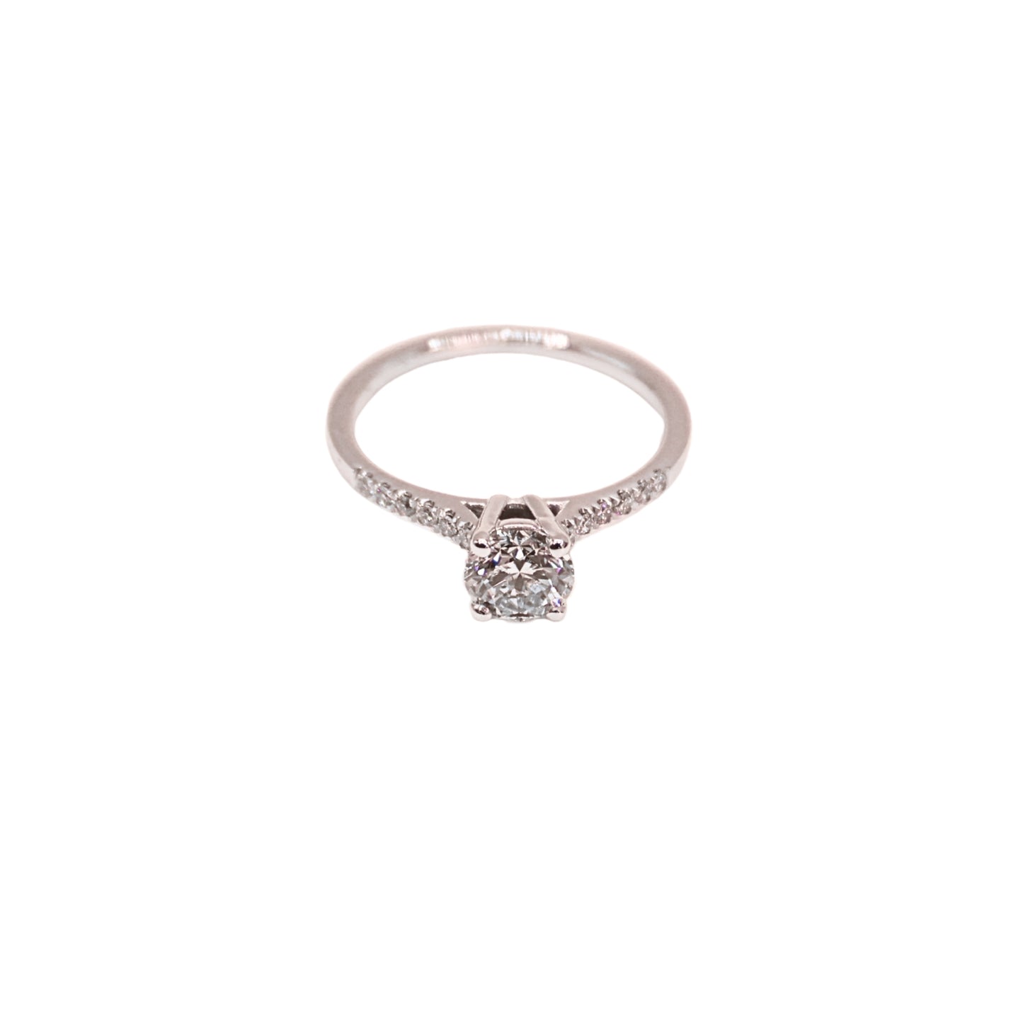 BR ring white gold 0.78 carat