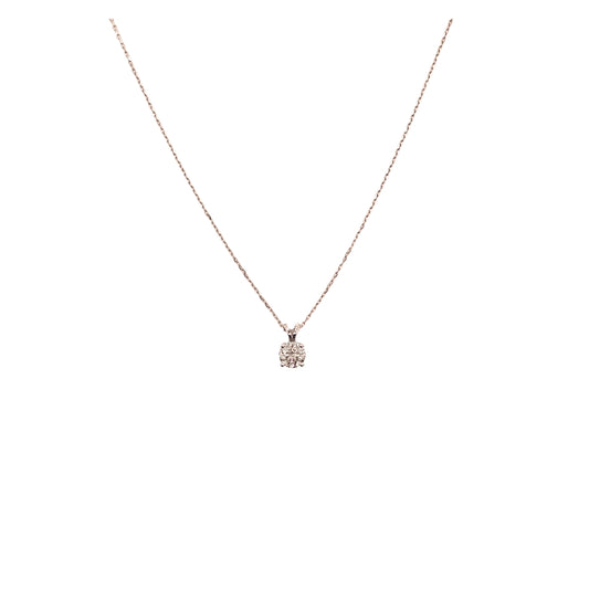 BR white gold necklace 0.83 carat