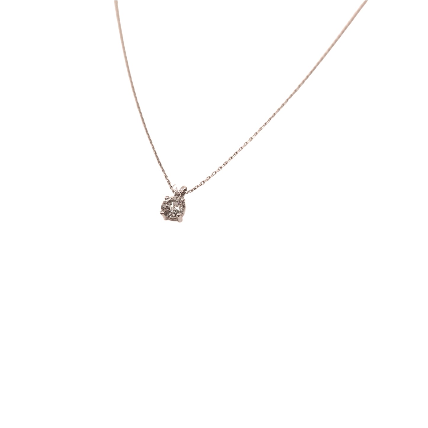 BR white gold necklace 0.83 carat