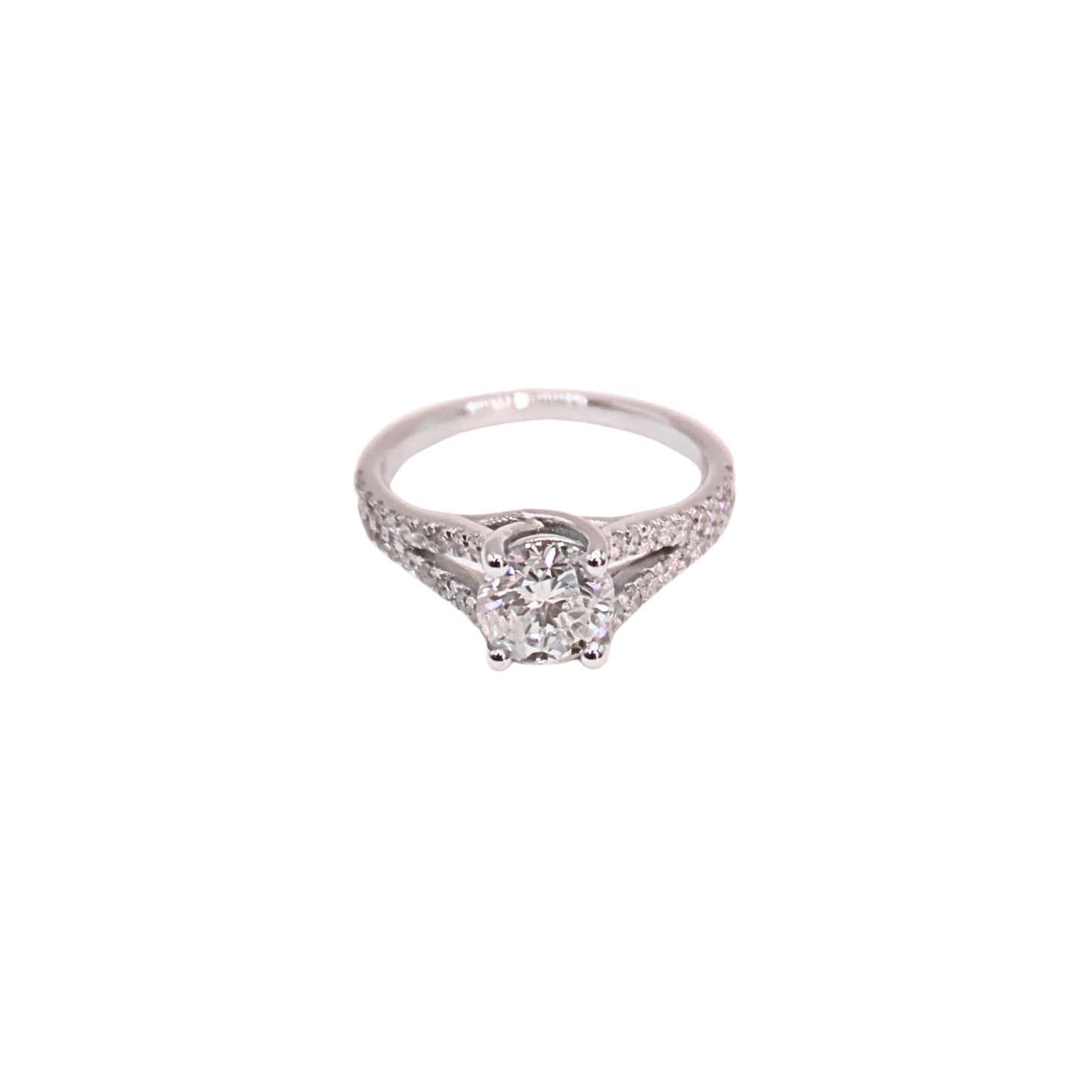 BR white gold ring 1.21 carat