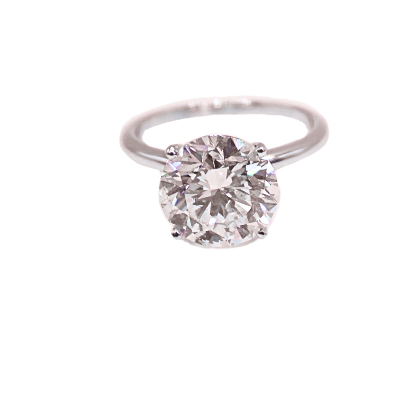 BR white gold ring GIA J I1 , 3.28 carat