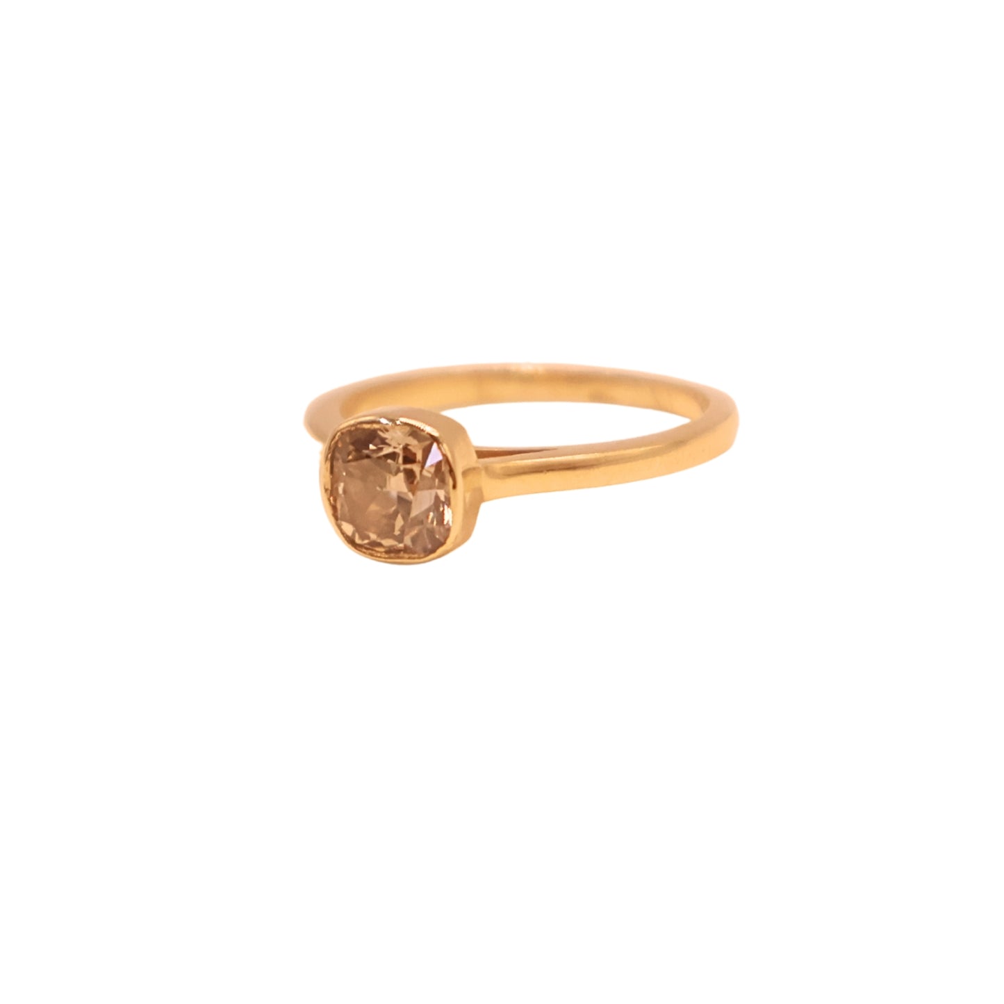 CUS ring yellow gold 1.05 carat