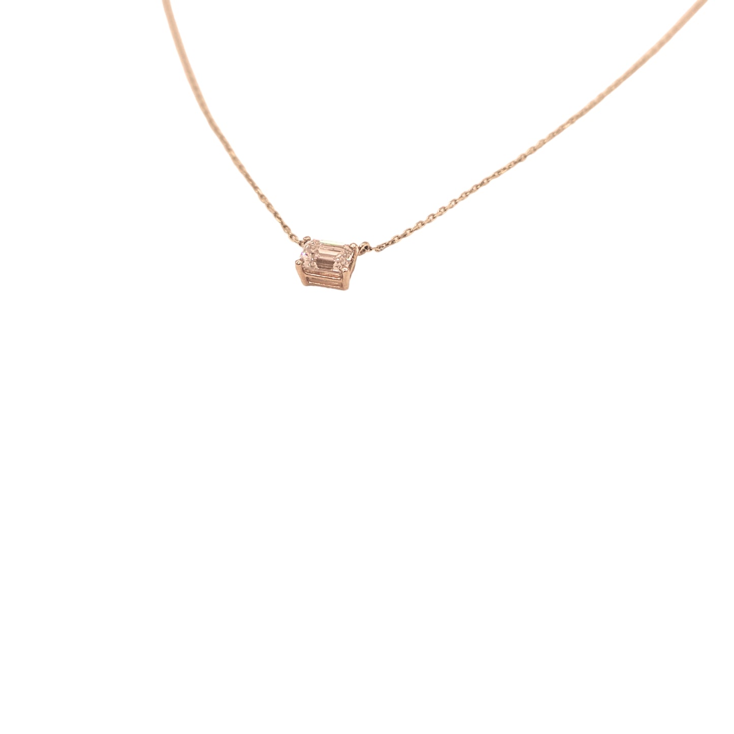 Emerald necklace yellow gold 0 (1).63 carat