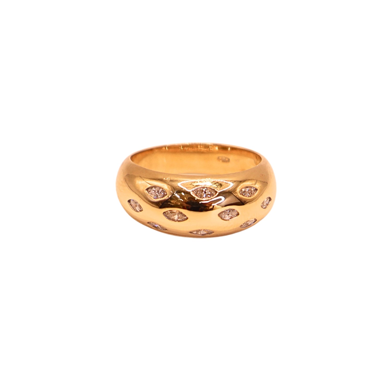 MQ ring yellow gold 0.42-0.48 carat
