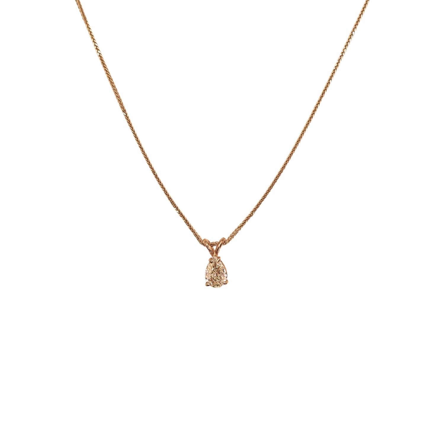 PS necklace white gold 0.6 carat