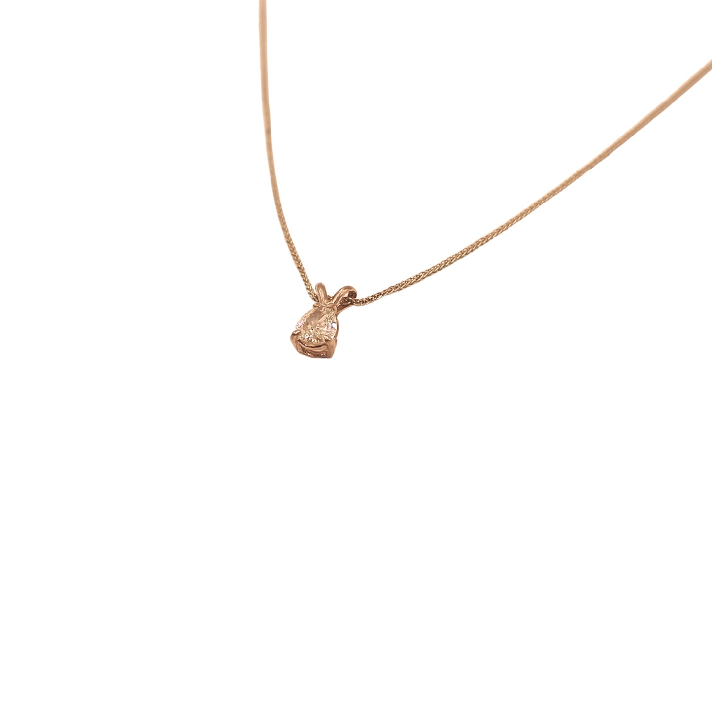 PS necklace white gold 0.6 carat