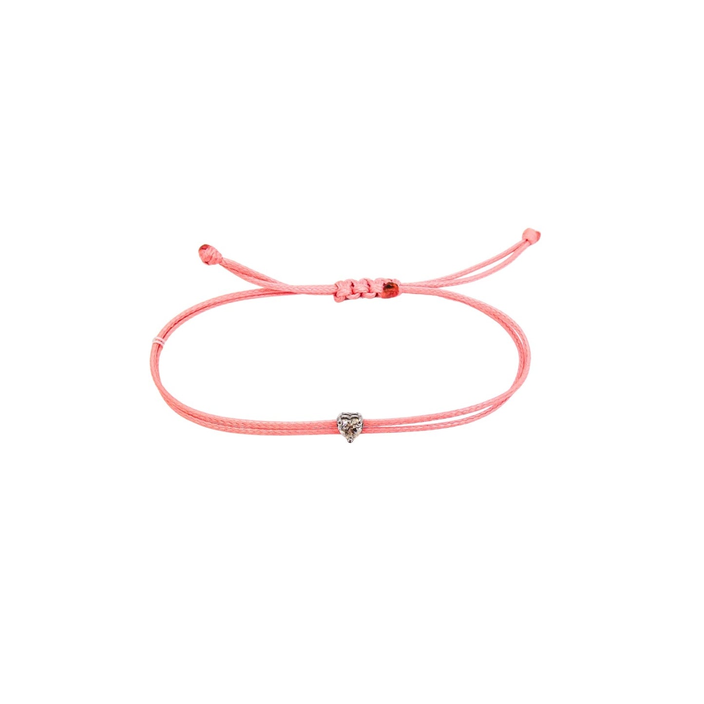 Pink bracelet heart shape 0.31 carat