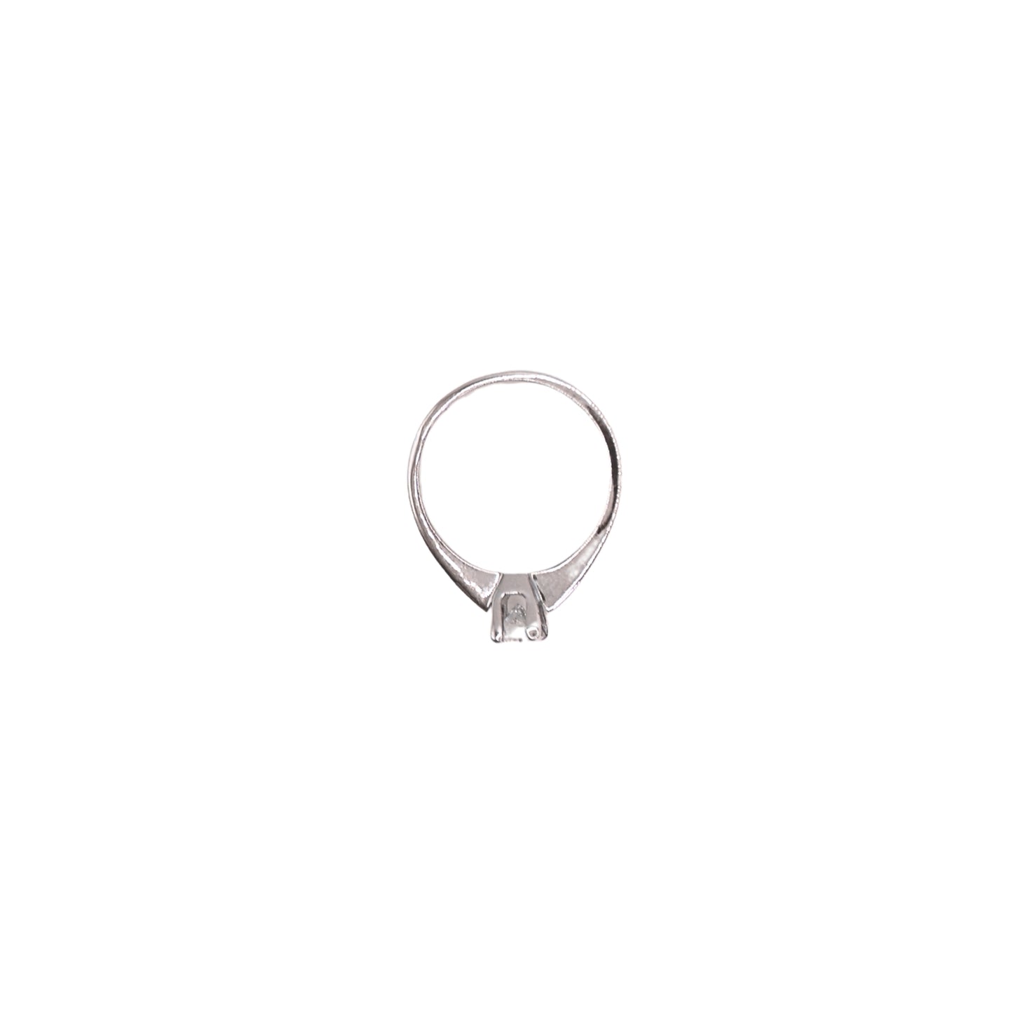 RAD ring white gold 0.67 carat