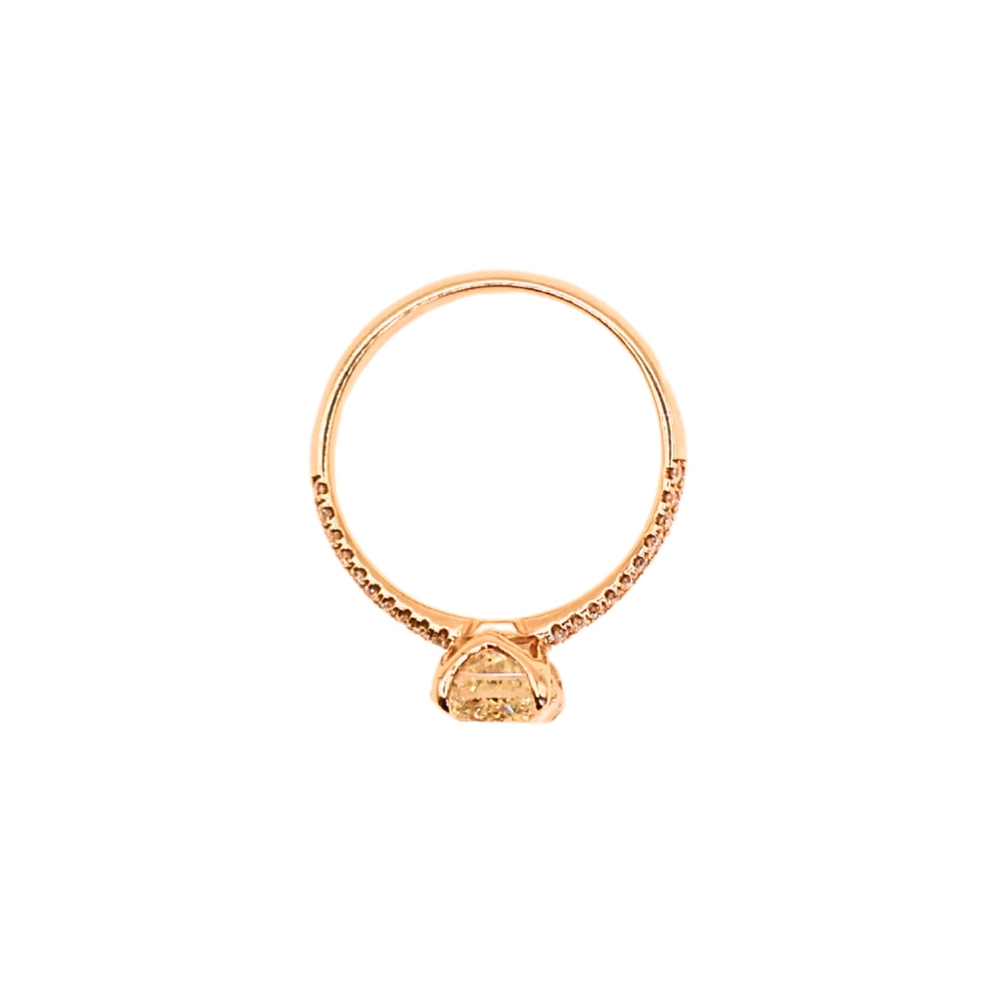 RAD ring yellow gold 2.32 carat