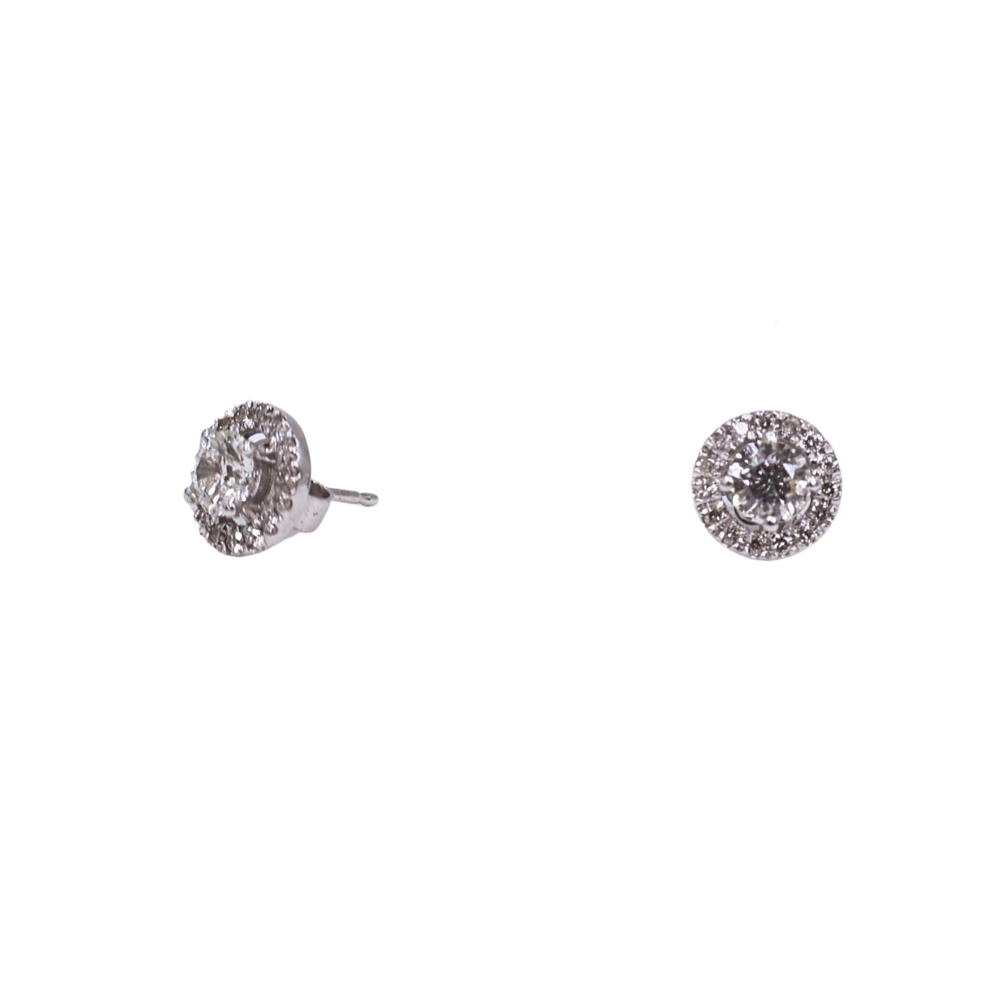 White gold BR earrings 0.63 carat