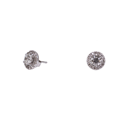 White gold BR earrings 0.63 carat