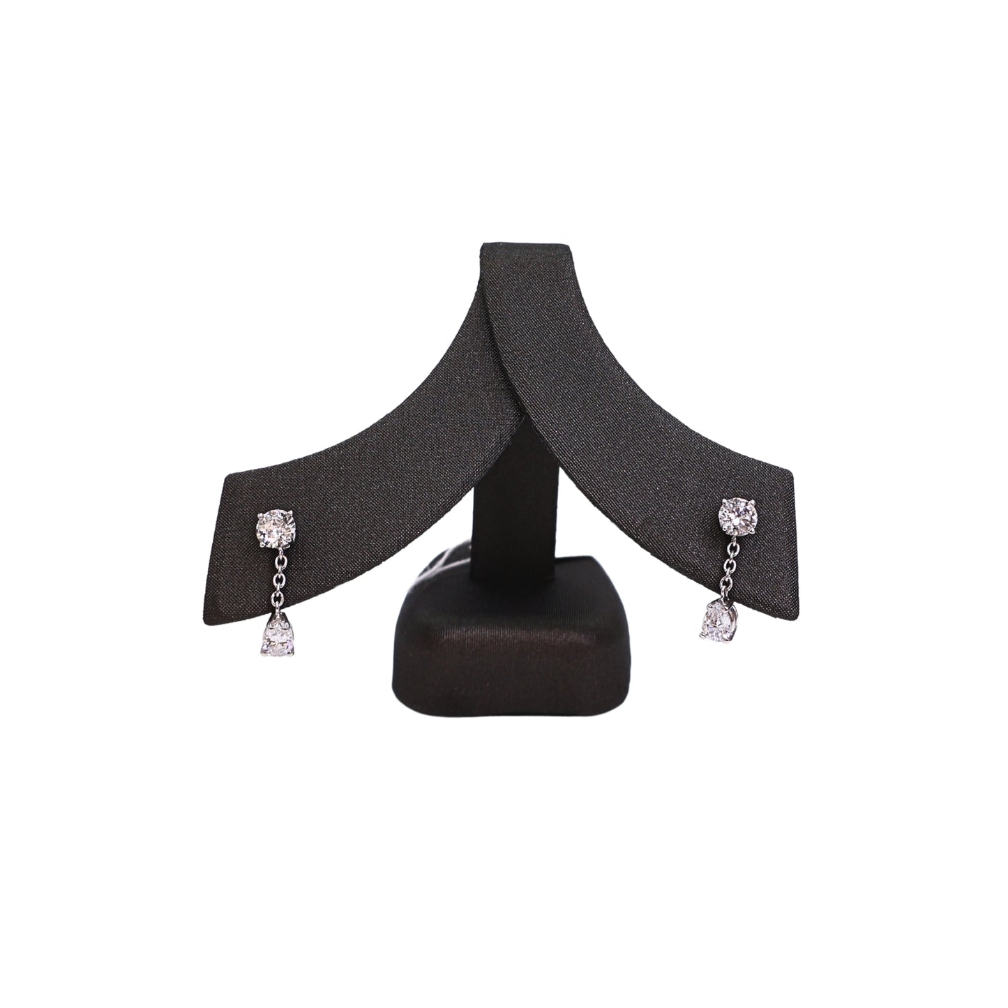 White gold earrings BR+PS 0.66 carat