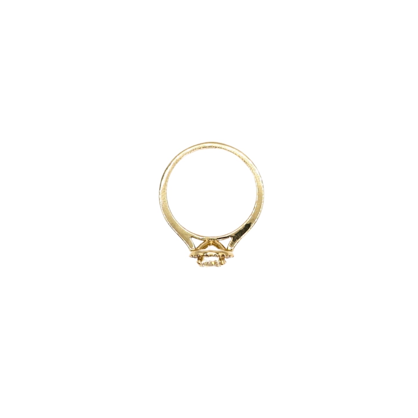 Yellow gold ring 0.76 carat