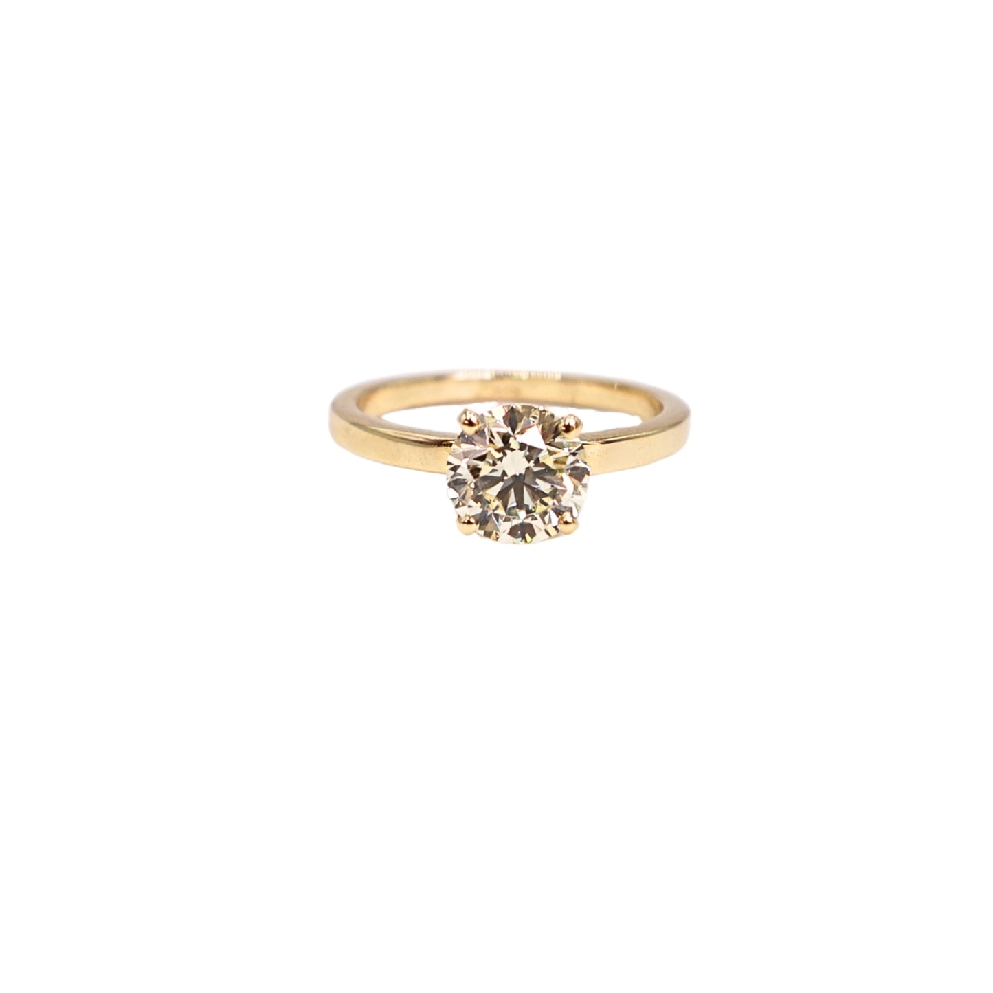 yellow gold ring 1.17 carat